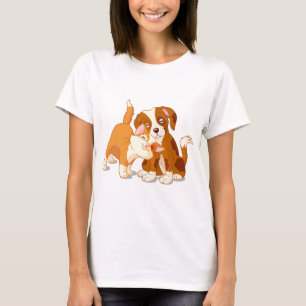 Cat and Dog Buddies T-Shirt