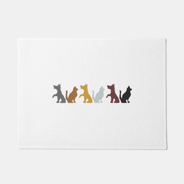 Cat And Dog    Doormat (Front)