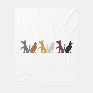 Cat And Dog Fleece Blanket