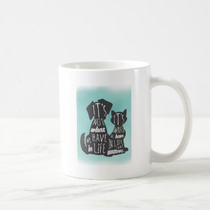 Cat and Dog Friends Best Friend Captions Coffee Mug