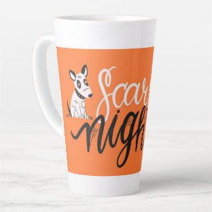 Cat and Dog Halloween Latte Mug - Spooky Pet Lover