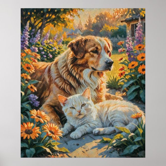 Cat and Dog Poster (Front)