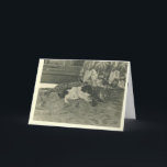 Cat and Dog Snuggling Together Holiday Card<br><div class="desc">This cat and dog love each other and get along in pace and harmony.</div>