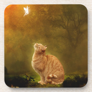 Cat And Fairy Coaster