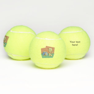 Cat and fish bowl clipart tennis balls