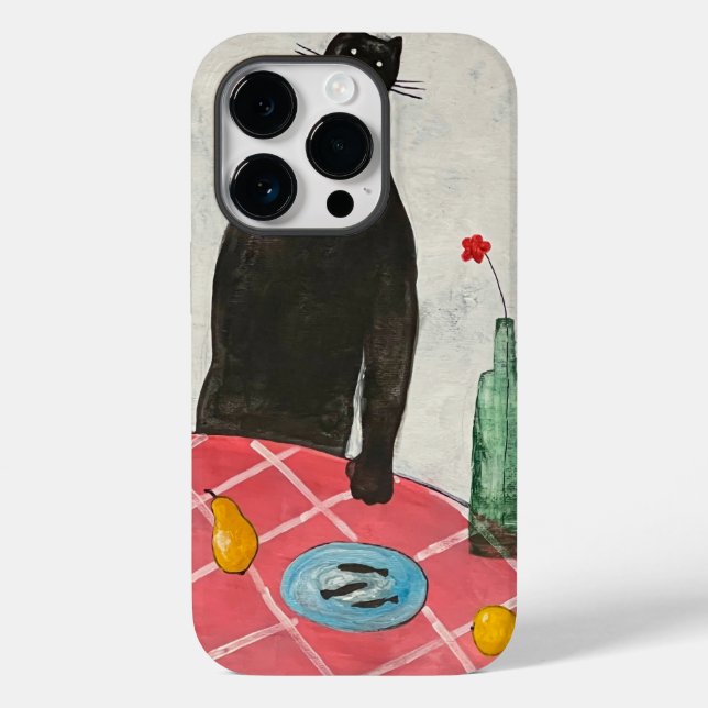 Cat and fish Case-Mate iPhone case (Back)