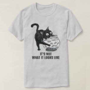 Cat and Fish Unisex T-Shirt