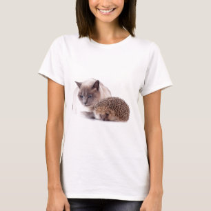 cat and hedgehog T-Shirt