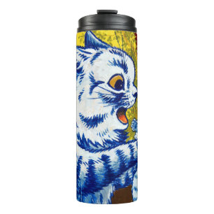 Cat and Her Kittens Thermal Tumbler