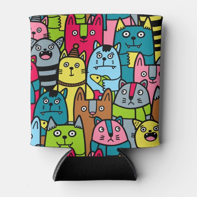 Cat and kittens can cooler (Front)