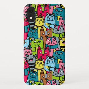 Cat and kittens iPhone XR case