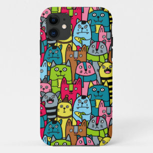 Cat and kittens iPhone 11 case