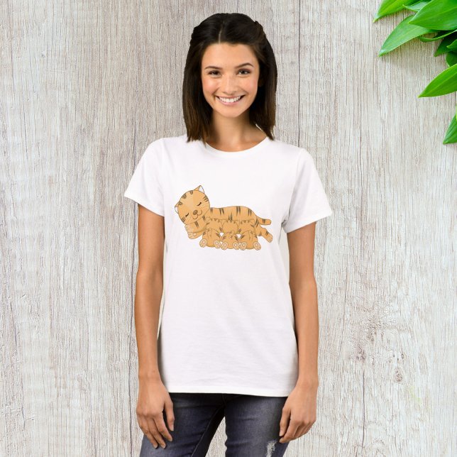 Cat And Kittens T-Shirt (Creator Uploaded)