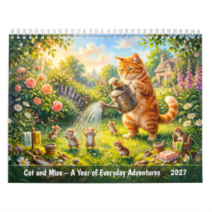 Cat and Mice - A Year of Everyday Adventures Calendar