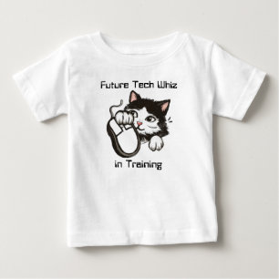 Cat and Mouse Baby T-Shirt
