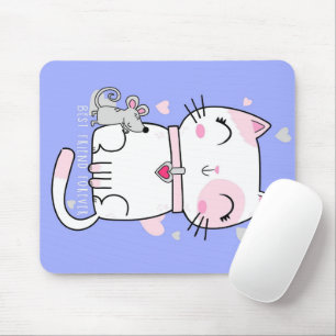 Cat And Mouse Best Friend Forever Blanket Mat