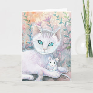 Cat and Mouse Friends Card