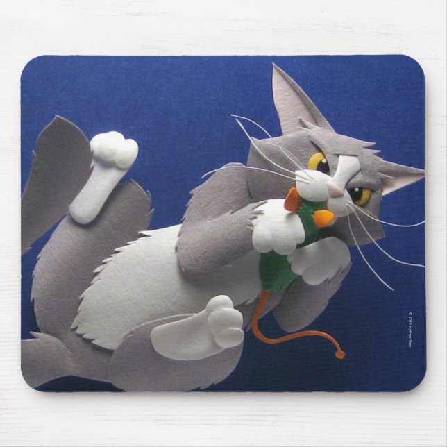 Cat and Mouse Mousepad (Front)