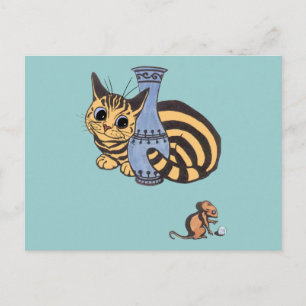 Cat and Mouse Postcard