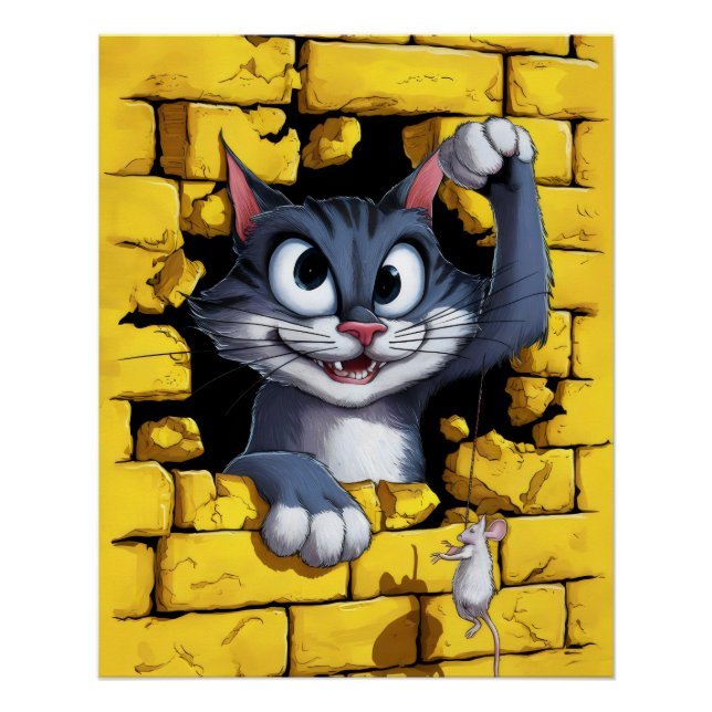 Cat and mouse. poster (Front)