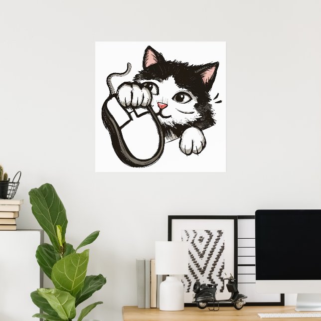 Cat and Mouse Poster (Home Office)