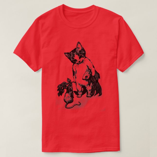 cat and mouse T-Shirt (Design Front)