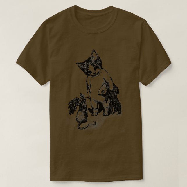 cat and mouse T-Shirt (Design Front)