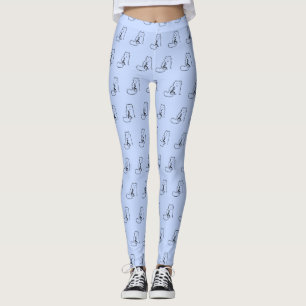 CAT AND MUSIC NOTE LEGGINGS