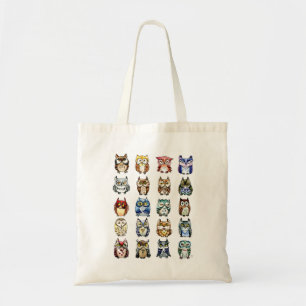 Cat and Owls Bag