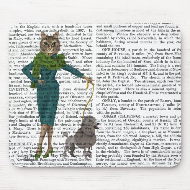 Cat and Poodle Mouse Mat (Front)