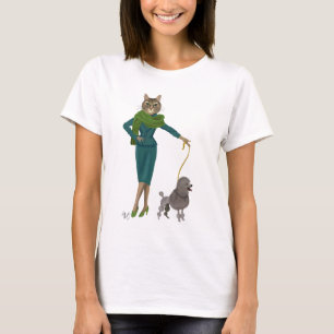 Cat and Poodle T-Shirt