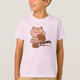 cat and rabbit's tea time T-Shirt