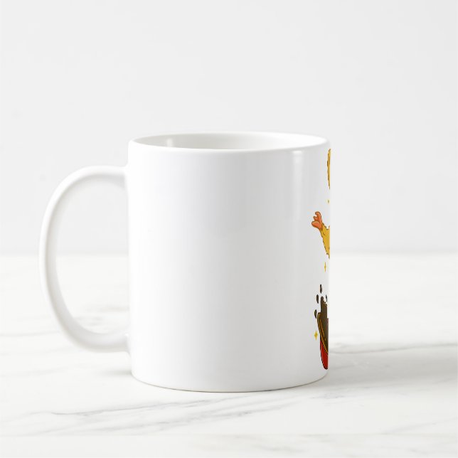 Cat and Tempura  Coffee Mug (Left)