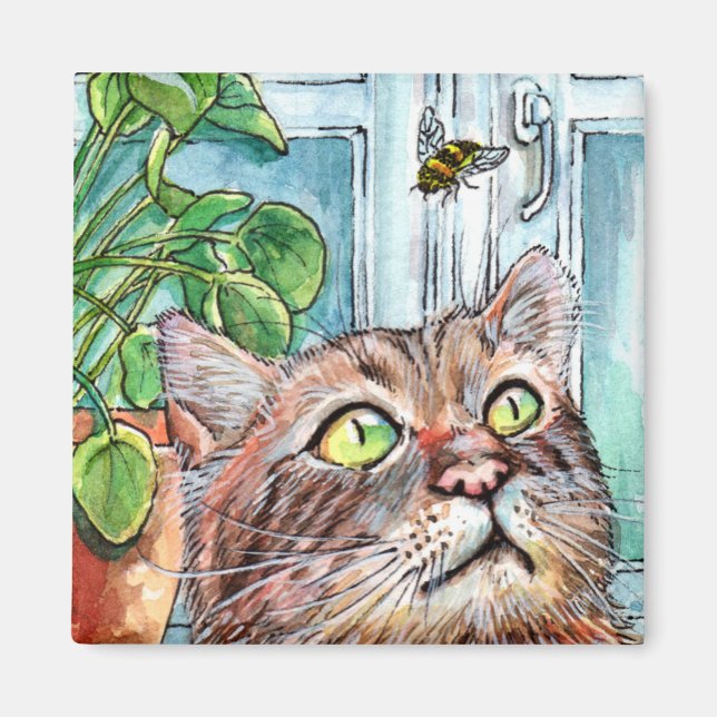 Cat and the Bee Magnet (Front)