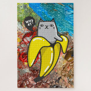 Cat and the colors jigsaw puzzle