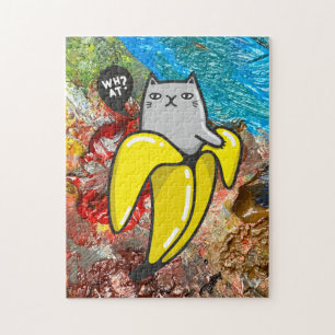 Cat and the colors jigsaw puzzle
