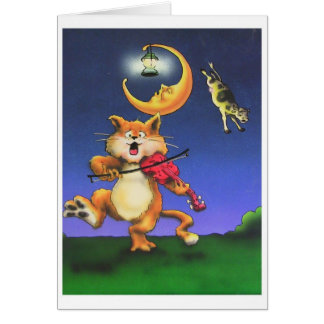Cat and the Fiddle Children's Theme card