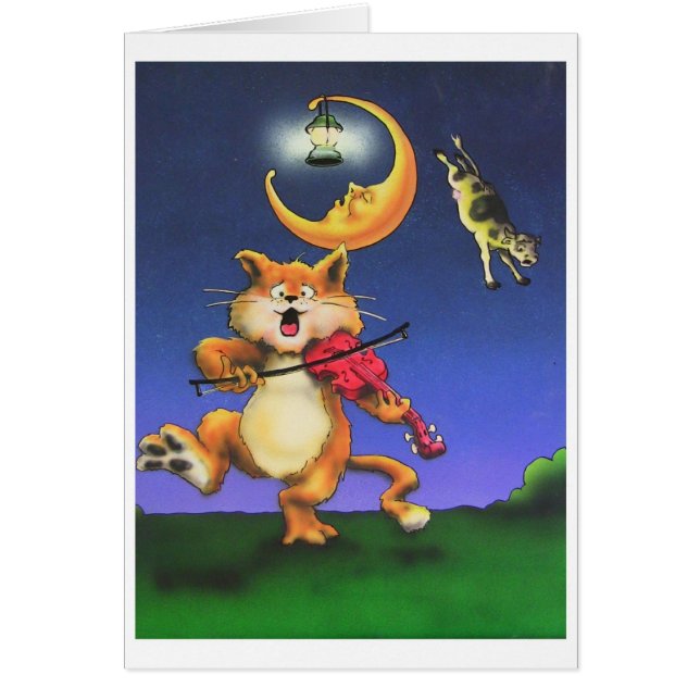 Cat and the Fiddle Children's Theme card (Front)