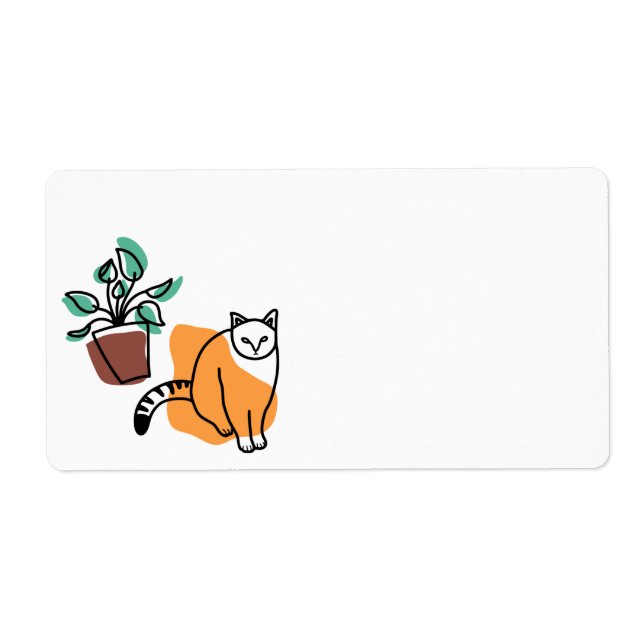 Cat and the plant (Front)