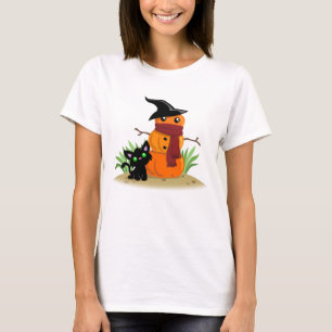 Cat and the Pumpkinman T-Shirt