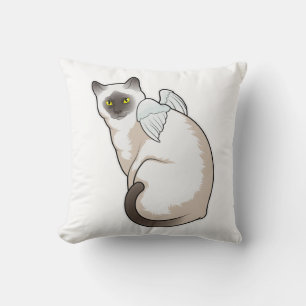 Cat Angel wings Cushion
