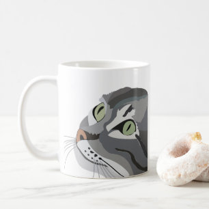 Cat Animal Eyes Pet Coffee Mug