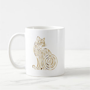 Cat Animal Pattern   Cute & Whimsical Cat Coffee Mug