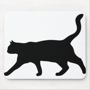 Cat Animal The Silhouette Domestic Cat Kitten Mouse Mat