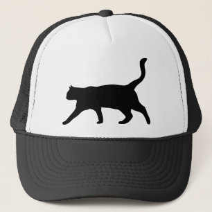 Cat Animal The Silhouette Domestic Cat Kitten Trucker Hat