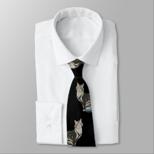 Cat Anime Style Cute  Tie