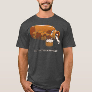 Cat Antidepressant by Tobe Fonseca T-Shirt