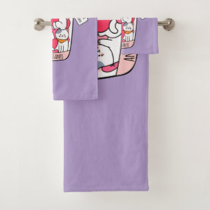 Cat Antidepressant Funny Cat Lover Gift Bath Towel Set