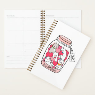 Cat Antidepressant Funny Cat Lover Gift Planner