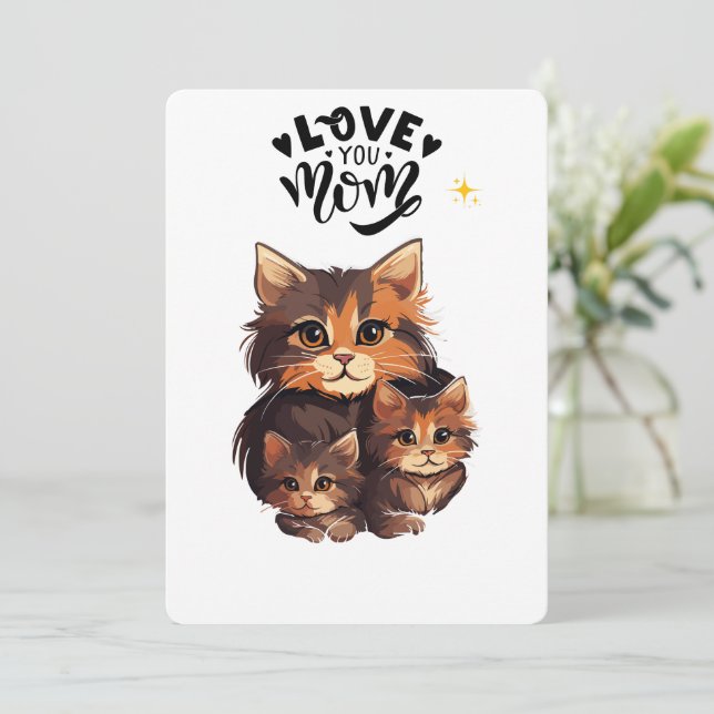 cat anvitation disigin invitation (Standing Front)
